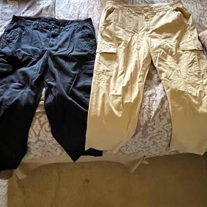 Two pairs of American Eagle cargo pants